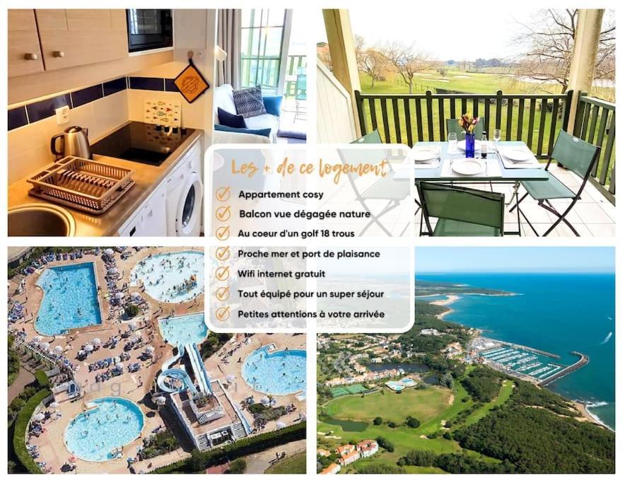 "L'Harmonie" Appartement Cosy 4 Personnes, Vue Golf, Wifi Gratuit Talmont-Saint-Hilaire Eksteriør bilde