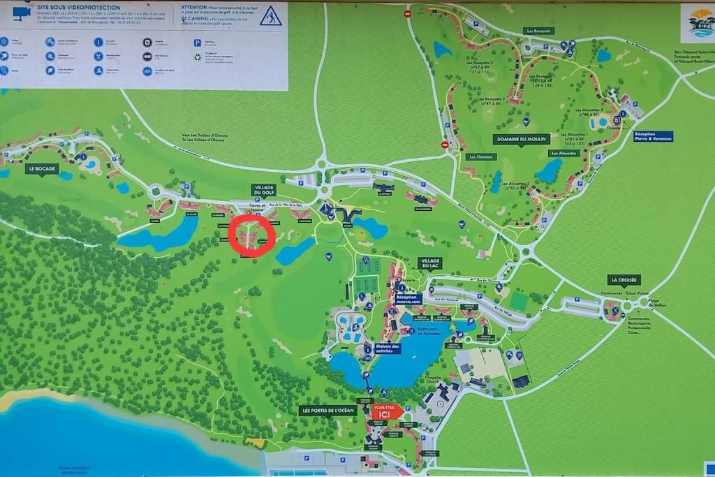 "L'Harmonie" Appartement Cosy 4 Personnes, Vue Golf, Wifi Gratuit Talmont-Saint-Hilaire Eksteriør bilde