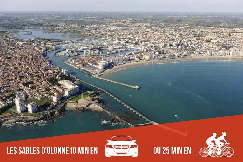 "L'Harmonie" Appartement Cosy 4 Personnes, Vue Golf, Wifi Gratuit Talmont-Saint-Hilaire Eksteriør bilde